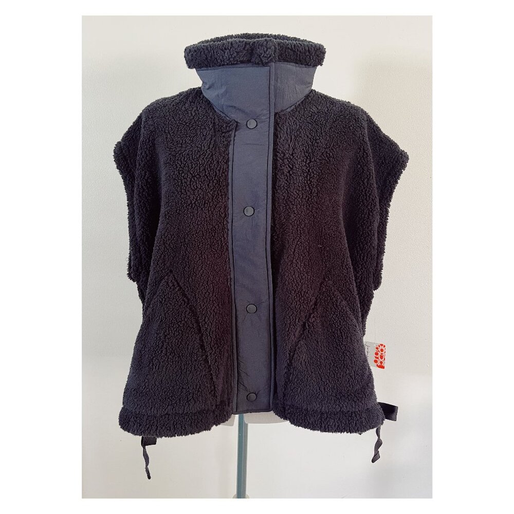 FP Movement by Free People Charcoal Fleece Vest